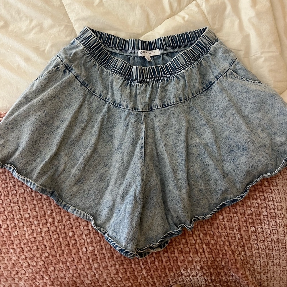 Flowy Denim Shorts